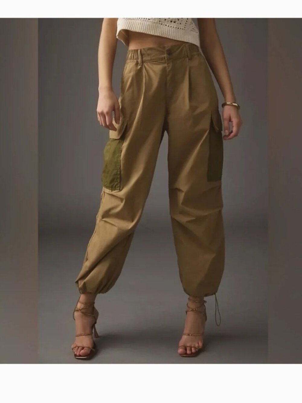 Anthropologie Parachute Cargo Baggy Loose Pants Gorpcore Sz 30